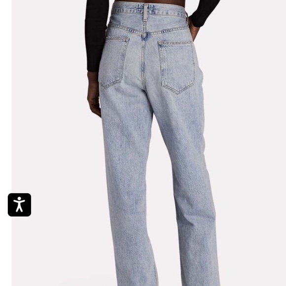 AGOLDE Criss Cross Upsized Jeans in Denim. Women’s size 31 - Picture 4 of 13